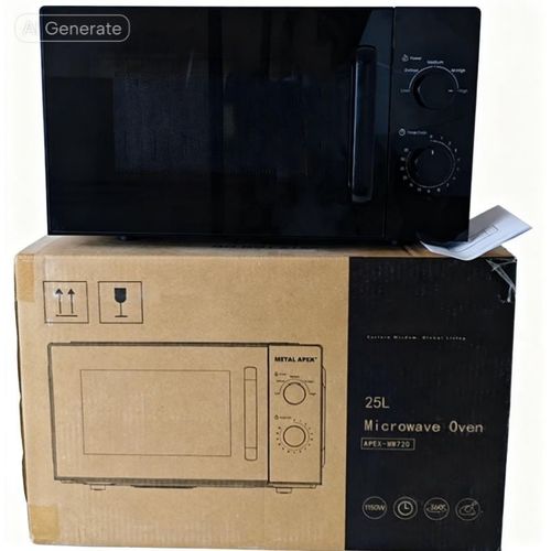 product_image_name-Generic-25L Microwave Oven -Black-3