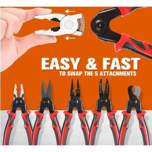 product_image_name-Elfant-Multifunctional 5-in-1 Interchangeable Head Pliers Tool Set-2