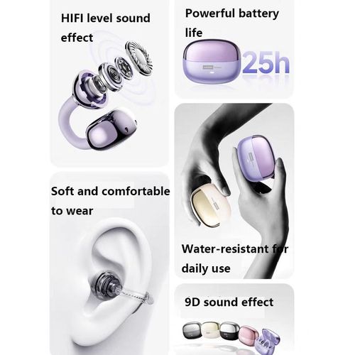 Lenovo LE302 True BT6 Wireless Bluetooth Gaming Headphone Pink - image 4