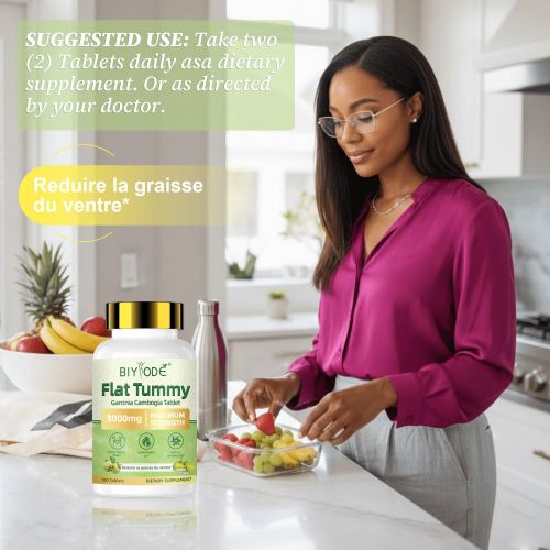 Generic Flat Tummy Garcinia Tablets 100 Tablets - Weight Loss Supplement - image 5