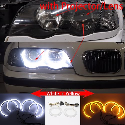 BMW 3 Series E46 LED Angel Eye Kit