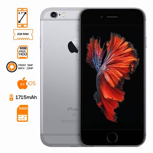 iPhone 6s - 64GB HDD - 2GB RAM - Space Gray