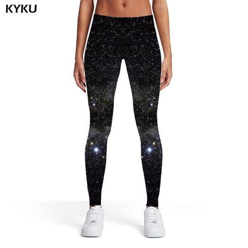 Shop Generic Kyku Galaxy Leggings Women Space 3d Print Universe Elastic Womens  Leggings Pants Jeggings Slim Funky Pencil Online