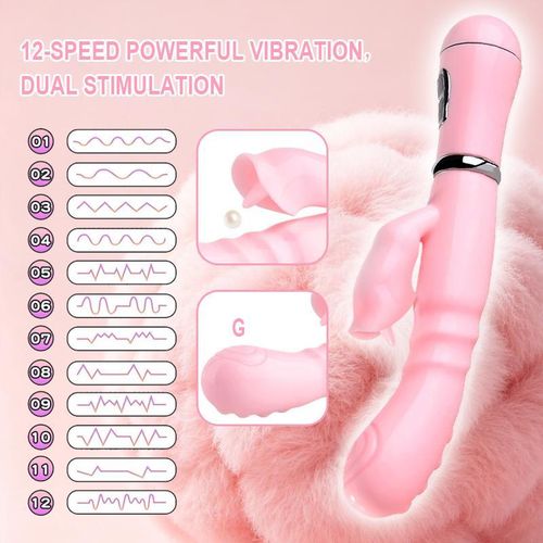 Generic Soft Safe Waterproof Silicone Massage Wand, 12 Vibration Modes - image 3
