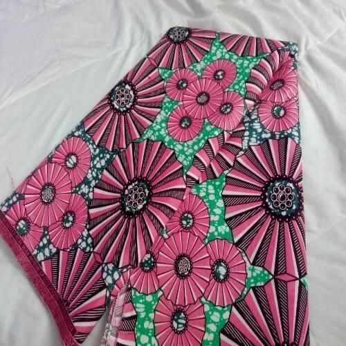 Fashion African Fabrics African Print Fabric - 6 Yards - Multicolour - image 2
