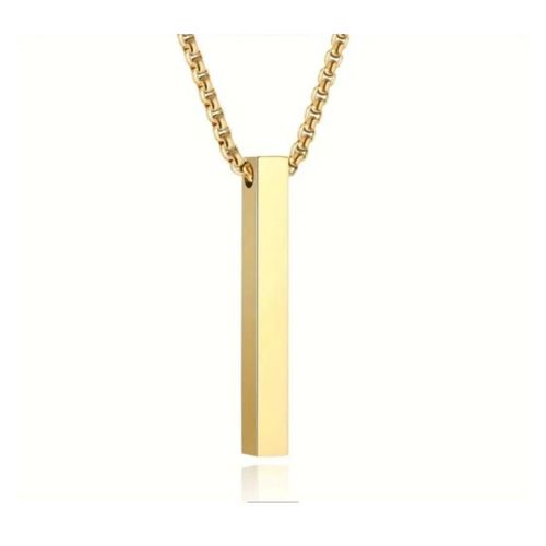 product_image_name-Generic-Unisex 3D bar necklace (gold)-2