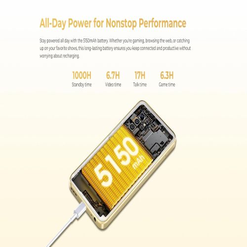 product_image_name-Oukitel-C1 smartphone Android 16GBRAM+128GB ROM Android 15 5150mAh Battery 13MP Rear Camera Minimalist DesignUltimate Experience phone-6