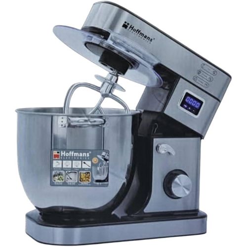 product_image_name-Hoffmans-Electronic Stand Mixer 15 Litres Stainless Steel Silver -2