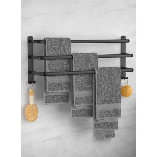 product_image_name-White Label-23.6inch 3-Tier Bathroom Towel Hanger Wall Mounted Storage Shelves-1
