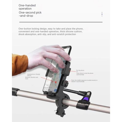 product_image_name-Generic-Motorcycle Bike Phone Holder Mount  Smartphone 4.1-7.1 Amp-5