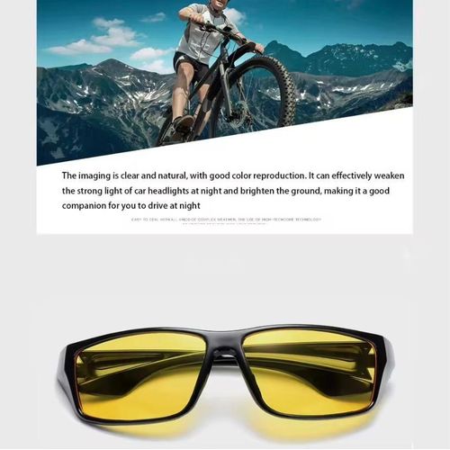 product_image_name-Glass-Night Driving Glasses Anti Glare Polarized Night Vision Fit Over for Both Men, Women-6