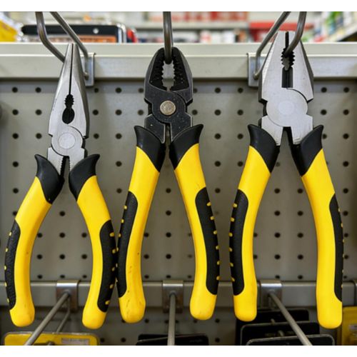 General 8-inch Combination Pliers Set Three-piece set: needle-nose pliers, diagonal cutters, and locking pliers - image 3
