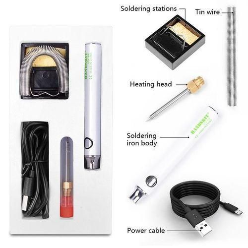 Generic 8W 5V USB Rechargeable Iron Kit, Adjustable Temperature - image 8