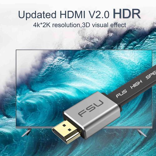 FSU HDMI-compatible Cable 4K*2K High Speed 2.0 Cable HDMI