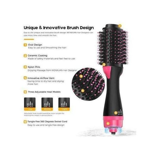 product_image_name-Generic-2 In 1 Multifunction Hair Dryer Straightener Curler Blow Hot Brush Electric Comb Stretcher-2