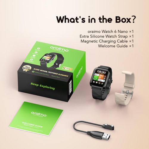 product_image_name-Oraimo-Watch 6 Nano Sleek Design, Textured Elegance Smart Watch-8