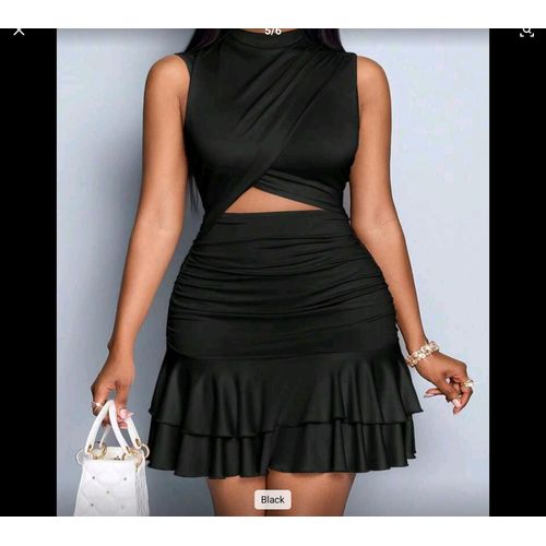 Fashion Boutique Flirt crossover mini dress - image 2