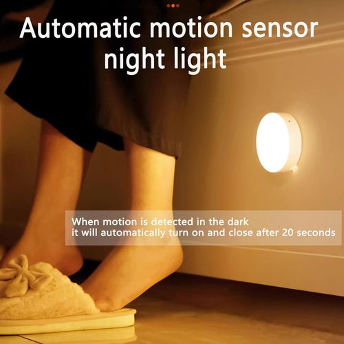 Generic 2pcs Rechargeable LED Motion Sensor Night Light Auto On/Off - image 3