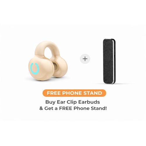 product_image_name-Generic-Wireless Clip-On Open Ear Stereo Earphone – External Sound Sports Headset – Bluetooth-Beige-5