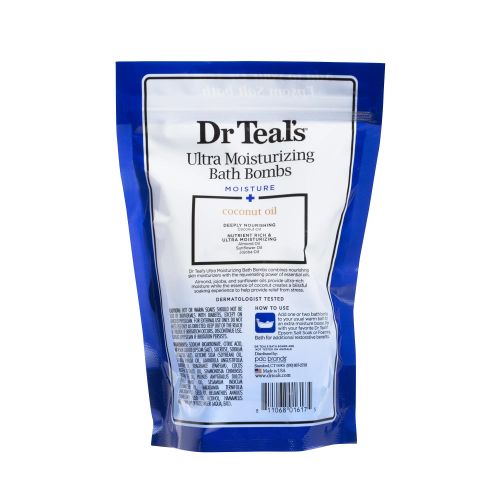 product_image_name-Dr Teal'S-Ultra Moisturizing Bath Fizzers with Coconut Oil & Essential Oils – 5 Count -45g -2