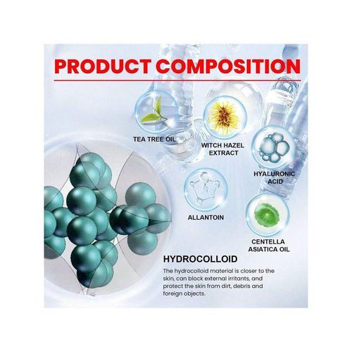 product_image_name-Generic-200pcs Acne Pimple Patch, Holiday Party Heart Shaped Star Decoration Sticker, Halloween Supplies-6