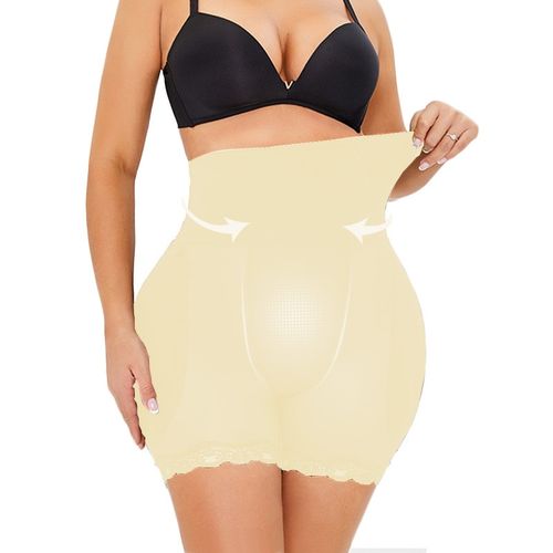 Shop Generic Padded Lifter body shaper Tummy control Shapewear Breathable  High Waist Shorts Thigh Slimmer Girdle Panties Corset Fake Online