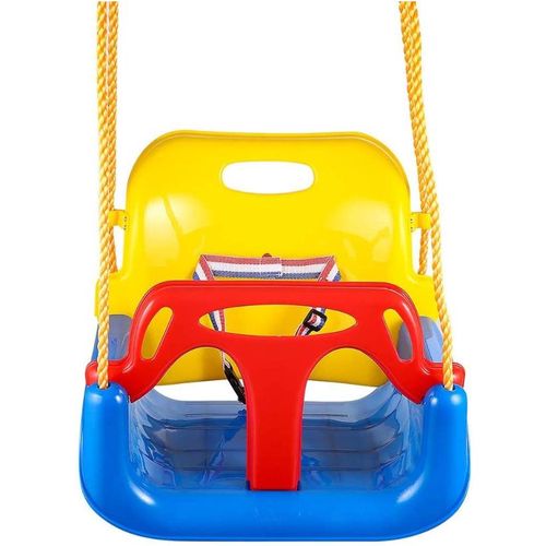 Generic 3-in-1 Toddler Swing Seat Hanging Swing Set - Blue