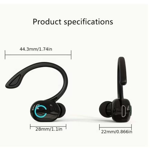 product_image_name-Generic-Wireless Bluetooth Headphones, Ear-Hook & In-Ear Bluetooth Stereo Earphones-3