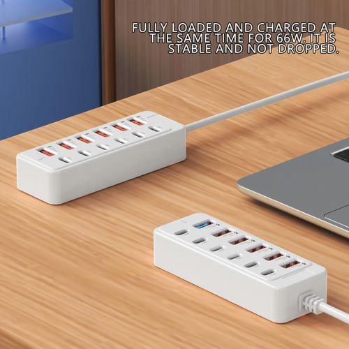 Beqqk 12-Port USB Fast Charging Station - 6×Type-C PD + 6×USB-A Ports,Can Use for Multiple Devices - image 6