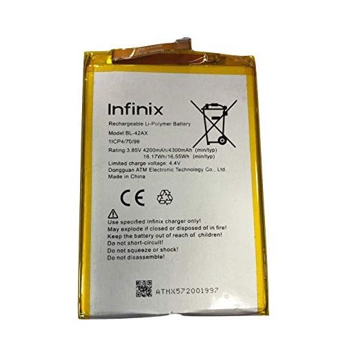 product_image_name-Generic-Replacement Battery For Infinix Note 4 pro (X571) - 4500mAh-1