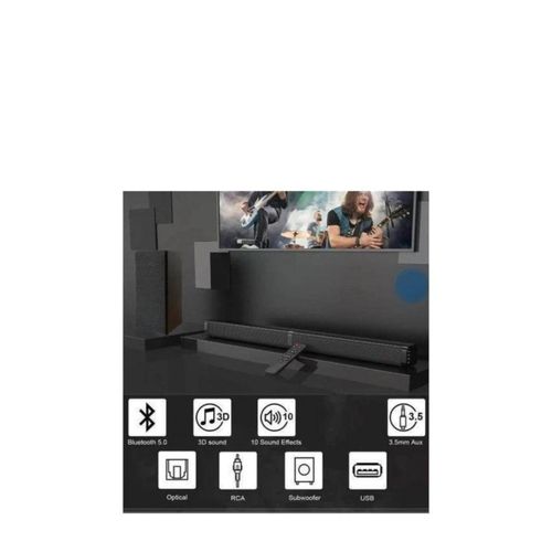 product_image_name-Generic-High Quality Powerful Professional Deep Bass Subwoofer  Soundbar  - Black -3