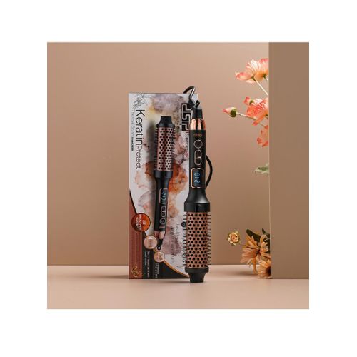 Generic 60W Rotating Hair Brush Styler with LED Display, PTC Heating - image 4