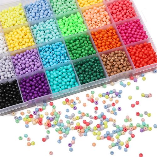 Shop Beadalon 24Colors Glass Seed Bead Box Set Round Beads For DIY Bracelet  Necklace Jewelry Making Accessories Online