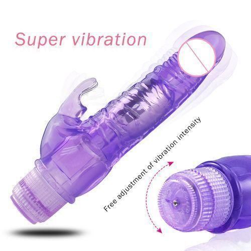Generic Rabbit Dual-Action Silicone Vibrator – Multi-Speed Personal Pleasure Device for Women - image 3