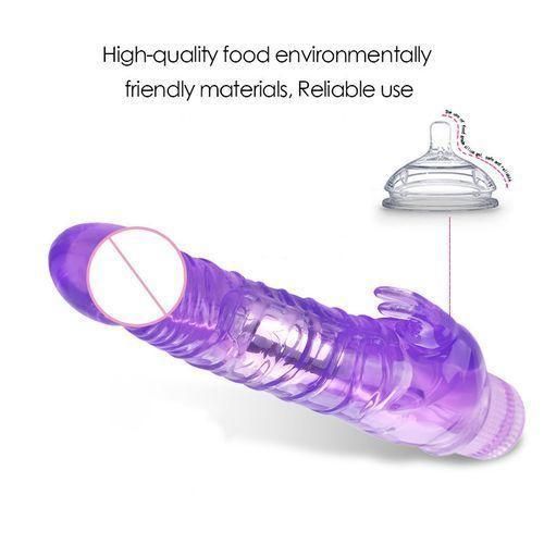 Generic Rabbit Dual-Action Silicone Vibrator – Multi-Speed Personal Pleasure Device for Women - image 4