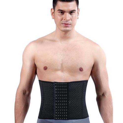 Cheap Men Slimming Body Shaper Waist Trainer Trimmer Belt Corset For Abdomen  Belly Shapers Tummy Control Fitness Compression Shapewear