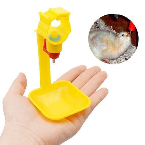 Generic 10Pcs Automatic Chicken N-ipple Drinker with Water Cup, Poultry Water Feeder - image 7