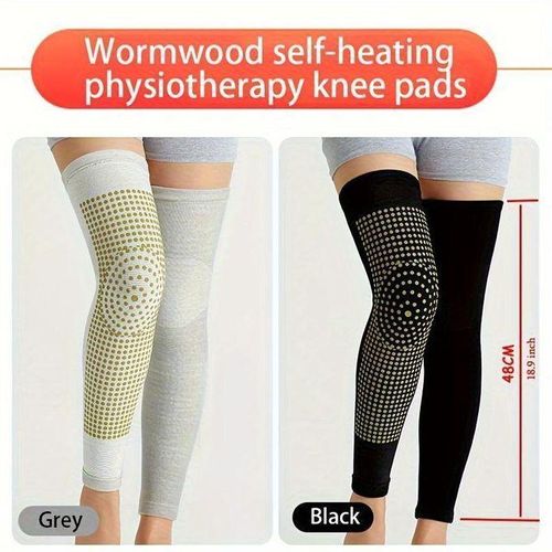 product_image_name-Generic-XL One Size Fits 45-100KG Extended Warm Wormwood Physiotherapy Knee Pads Soft, Breathable,-8