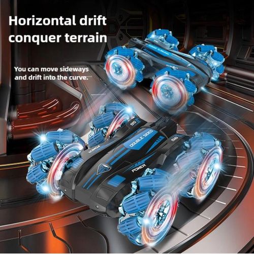 product_image_name-Generic-4-wheel drive remote control car, children's drift off-road toy car with colorful lights-2
