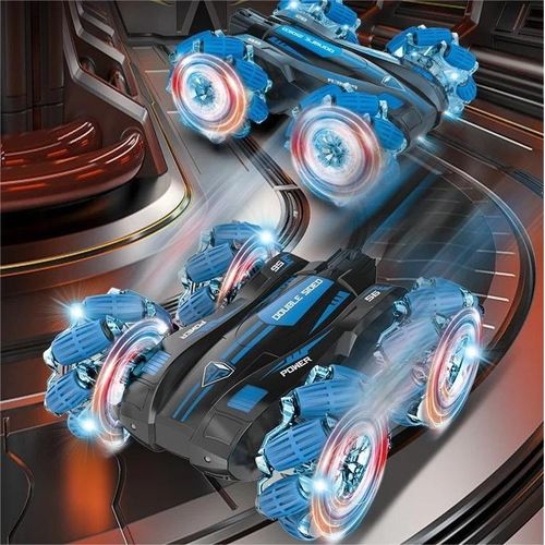 product_image_name-Generic-4-wheel drive remote control car, children's drift off-road toy car with colorful lights-3