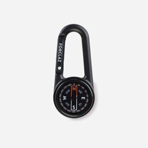 product_image_name-Decathlon-Compact 50 Snap-hook Orienteering Compass - Black-1