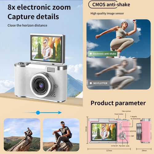 Generic 2.4 inch HD Camera Retro Kids Camera - image 5