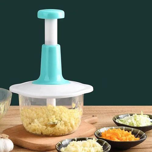 product_image_name-Generic-LM-1.5L Super Practical Vegetable and Fruit Chopper Manual Meat Press  - Green-3
