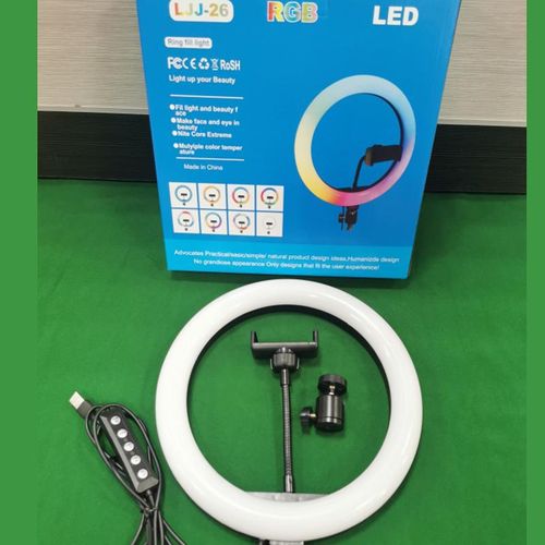 Generic 10Inch RGB Fill Light, Dazzling Beauty Mobile Live Streaming Fill Light - image 2