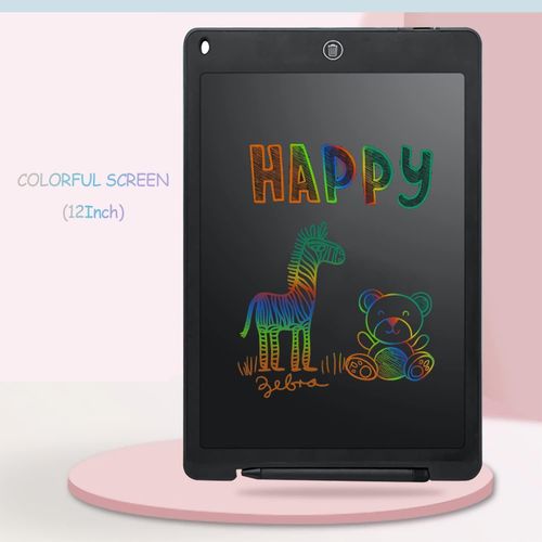product_image_name-Generic-Kids Erasable Drawing Board 12-Inch Lcd Writing Tablet_ Pink-2