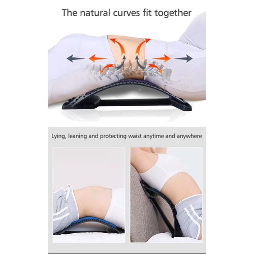 Generic Lumbar Relief Device - Open Back - Waist -Upper Shoulder Stretching Massager for Back Support - image 5