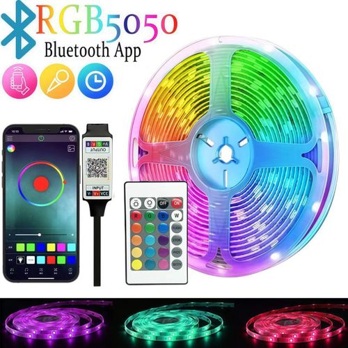 product_image_name-Generic-LED Strip Light RGB 5V Remote Control For Party -15M-1