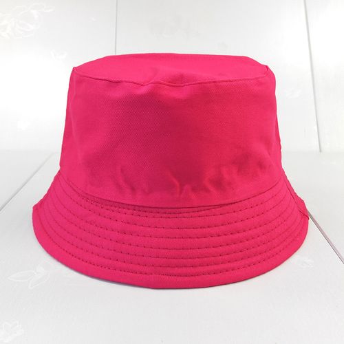 Shop Generic 1Pcs Hot stamping Free Custom LOGO Bucket Hat Women Men Summer Fishing  Hats Casual Fishermen Cap Brim K pop Hip Hop Sun Hat-rose pink Online