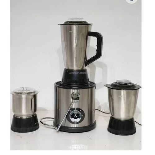 product_image_name-Generic-5-in-1 Multifunctional Blender & Juicer Machine – 3-Speed Food Processor with Stainless Steel Blades, Grinder, Mixer, Chopping and Juice Extractor – 2.5L Capacity, 1800W, Commercial & Home Use - Black/ Silver-4