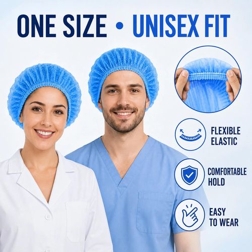 Miztabryn Blue Disposable Hairnet - 50pcs - image 2
